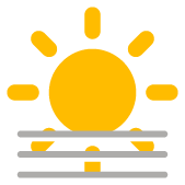 Clear with mist Clear with mist