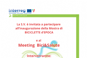 Inaugurazione della mostra di bici d&#39;epoca e meeting &quot;Bici &amp; Salute&quot;